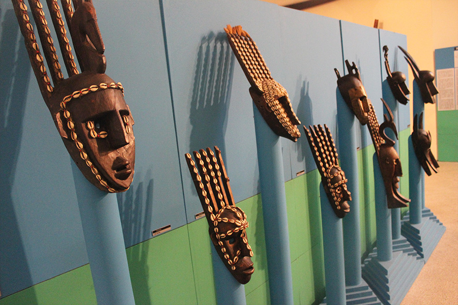 The Museum of African Art, masks